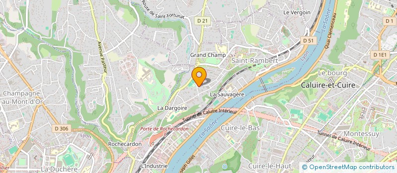 localisation de l'entreprise SCI DES ARNAUD  LYON