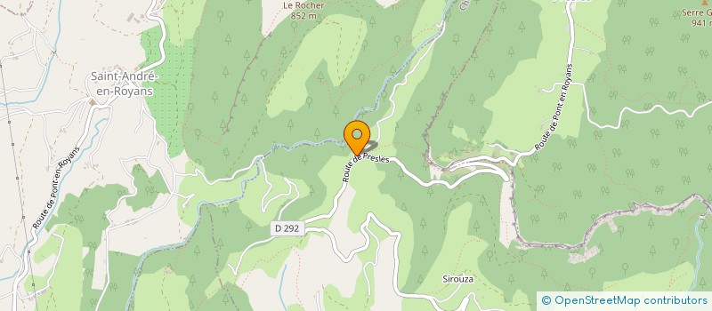 localisation de l'entreprise SCI DES ARNAUX  SAINT-ANDRE-EN-ROYANS