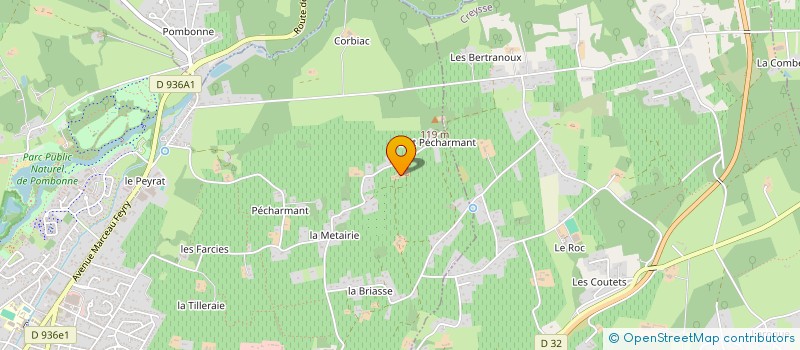 localisation de l'entreprise SCI DES AROMES à BERGERAC