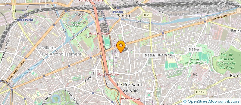 localisation de l'entreprise SCI DES ARPENTS à LE PRE-SAINT-GERVAIS