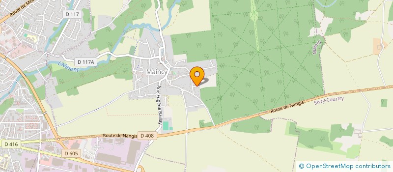 localisation de l'entreprise SCI DES ARPENTS  MAINCY