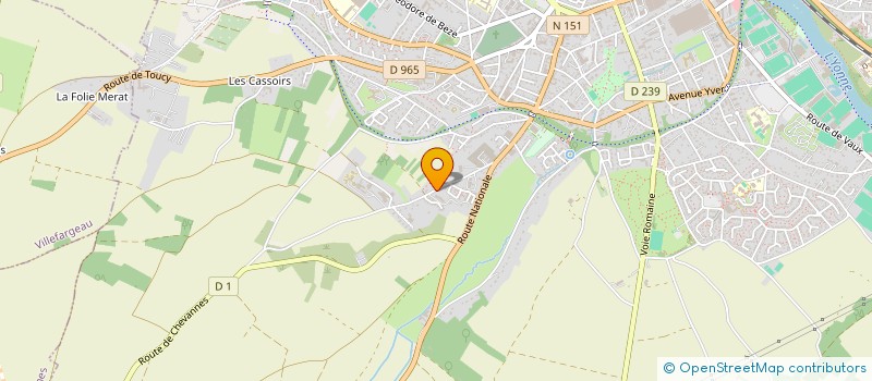 localisation de l'entreprise SCI DES ARPENTS à AUXERRE