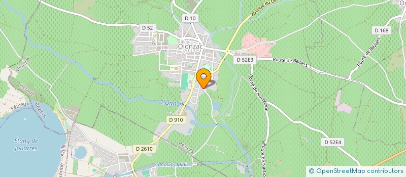 localisation de l'entreprise SCI DES ARQUES  OLONZAC