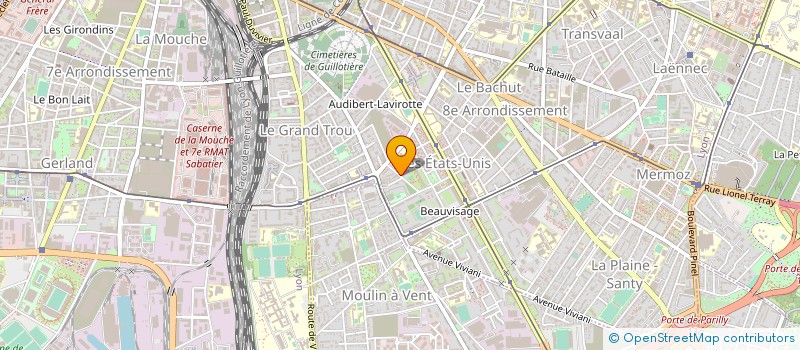 localisation de l'entreprise SCI DES ARTISANS ASSOCIES  LYON