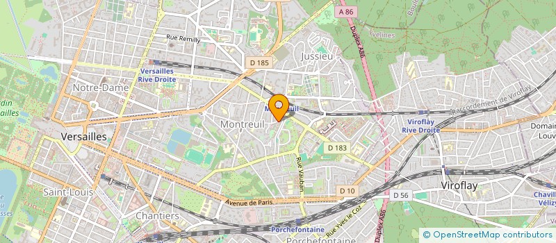 localisation de l'entreprise SCI DES ARTISANS DU TAXI à VERSAILLES