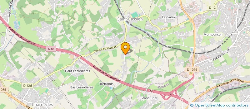 localisation de l'entreprise SCI DES ARTISTES  SAINT-CASSIEN