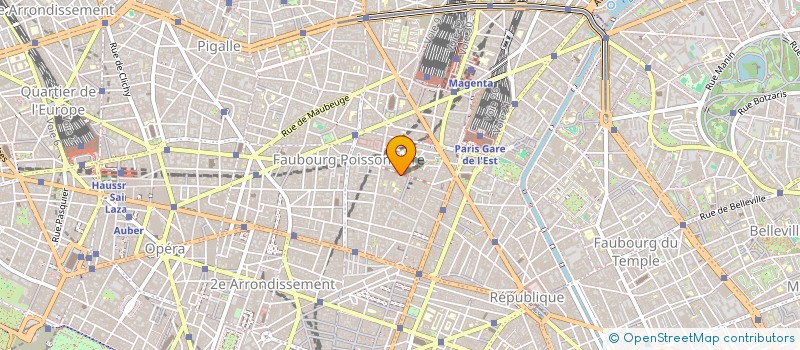 localisation de l'entreprise SCI DES ARTISTES  PARIS