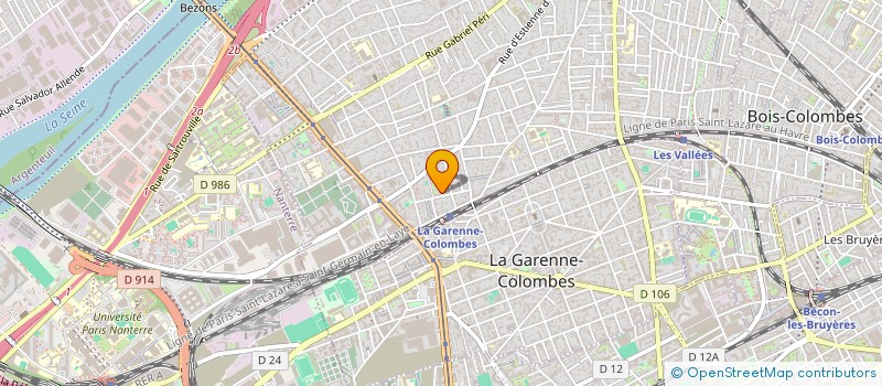 localisation de l'entreprise SCI DES ARTS à COLOMBES