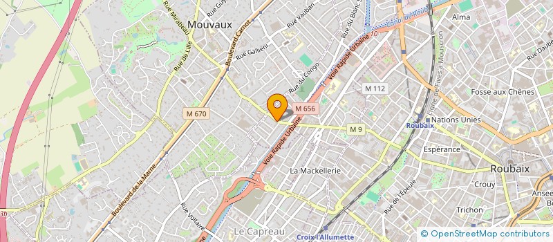 localisation de l'entreprise SCI DES ARTS  TOURCOING