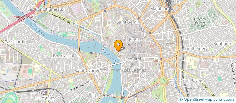 localisation de l'entreprise SCI DES ARTS  TOULOUSE