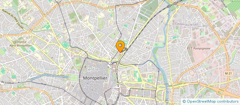 localisation de l'entreprise SCI DES ARTS à MONTPELLIER