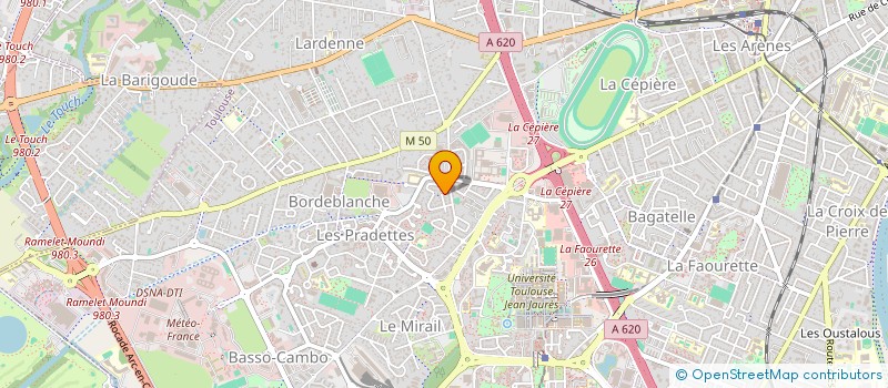 localisation de l'entreprise SCI DES ARTS à TOULOUSE