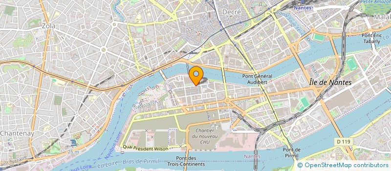 localisation de l'entreprise SCI DES ARTS à NANTES