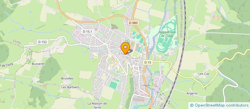 localisation de l'entreprise SCI DES ARTS  CLUNY