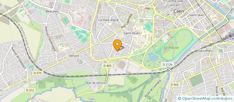 localisation de l'entreprise SCI DES ARTS  CAEN