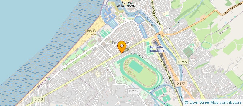 localisation de l'entreprise SCI DES ARTS  DEAUVILLE