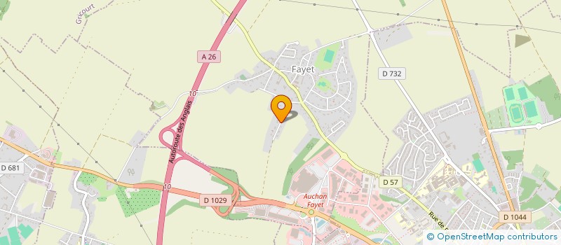 localisation de l'entreprise SCI DES ARTS AISNE  FAYET