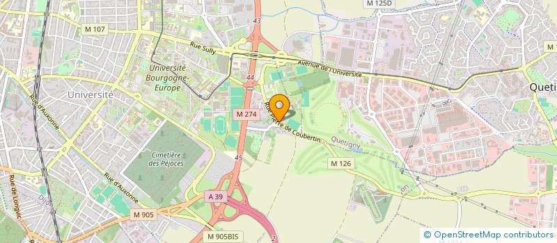 localisation de l'entreprise SCI DES ARUMS à DIJON