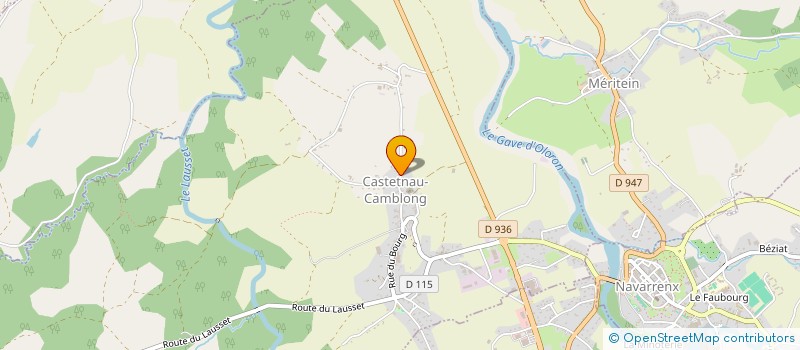 localisation de l'entreprise SCI DES ASIMINIERS  CASTETNAU-CAMBLONG