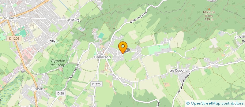 localisation de l'entreprise SCI DES ASPHODELES  BALLAISON