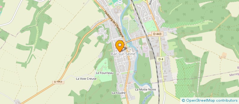 localisation de l'entreprise SCI DES ASPHODELES à BAR-SUR-SEINE