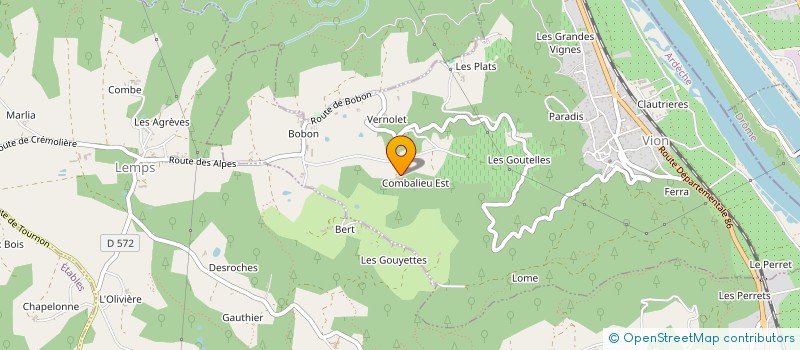 localisation de l'entreprise SCI DES ASSOCIATIONS  VION