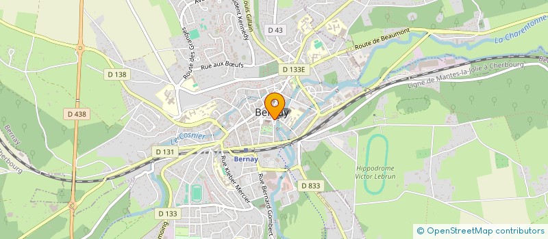 localisation de l'entreprise SCI DES ASSOCIES  BERNAY