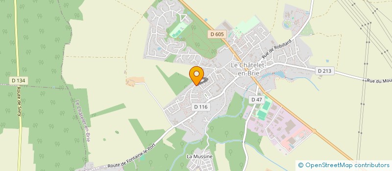 localisation de l'entreprise SCI DES ATELIERS DES SABLONS  CHATELET-EN-BRIE (LE)