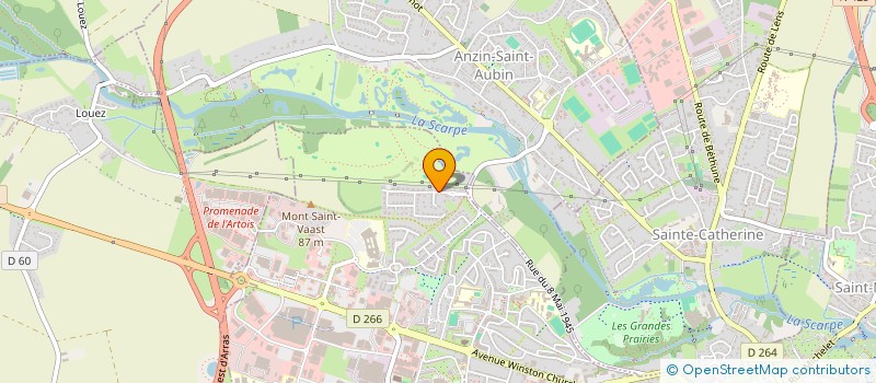 localisation de l'entreprise SCI DES ATREBATES à ARRAS