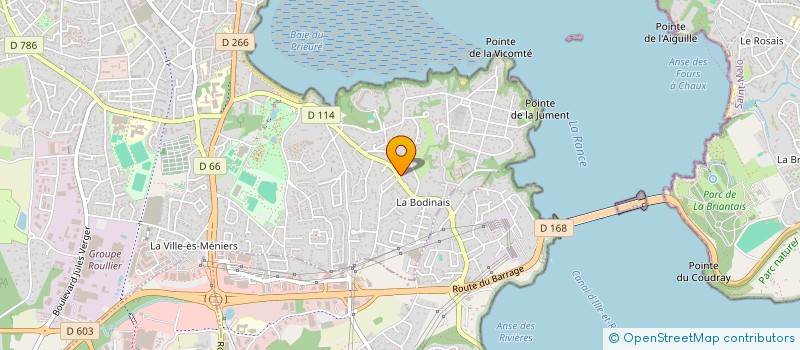 localisation de l'entreprise SCI DES AUBEPINES  DINARD