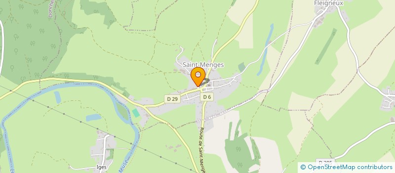 localisation de l'entreprise SCI DES AUBEPINES  SAINT-MENGES