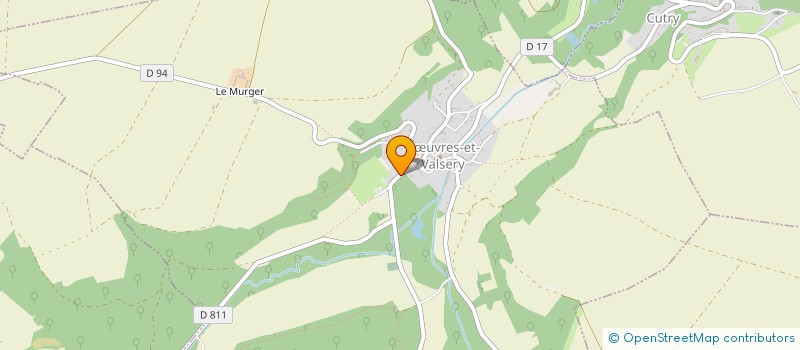 localisation de l'entreprise SCI DES AUBEPINES  CUVRES-ET-VALSERY
