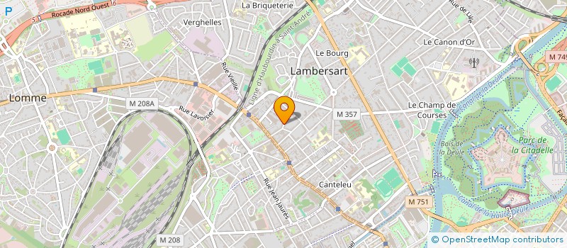 localisation de l'entreprise SCI DES AUBEPINES à LAMBERSART