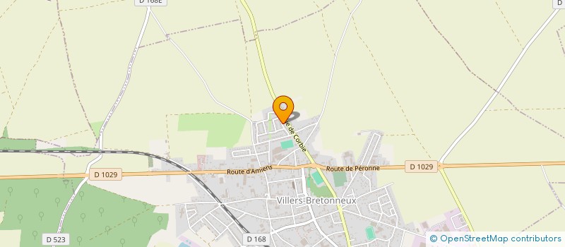 localisation de l'entreprise SCI DES AUBEPINES à VILLERS-BRETONNEUX