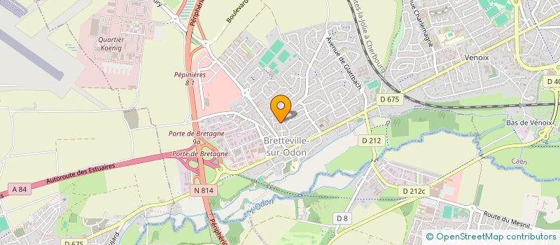 localisation de l'entreprise SCI DES AUBEPINES  BRETTEVILLE-SUR-ODON