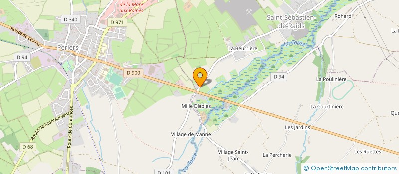 localisation de l'entreprise SCI DES AUBINS  SAINT-SEBASTIEN-DE-RAIDS