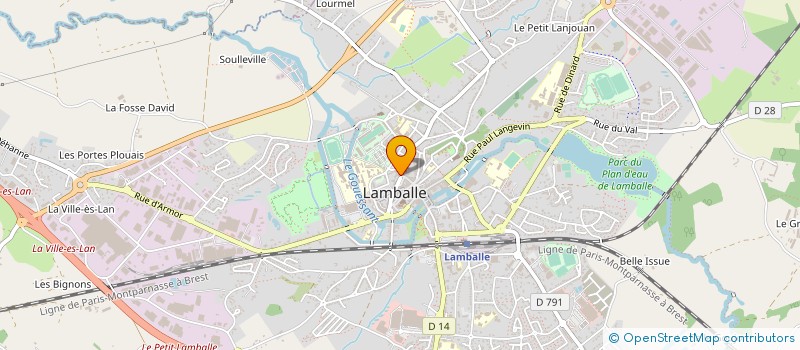 localisation de l'entreprise SCI DES AUGUSTINS à LAMBALLE-ARMOR