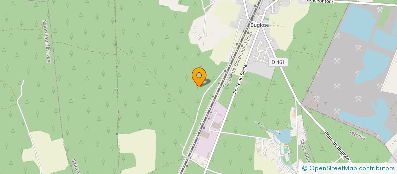 localisation de l'entreprise SCI DES AULES  SAINT-VINCENT-DE-PAUL