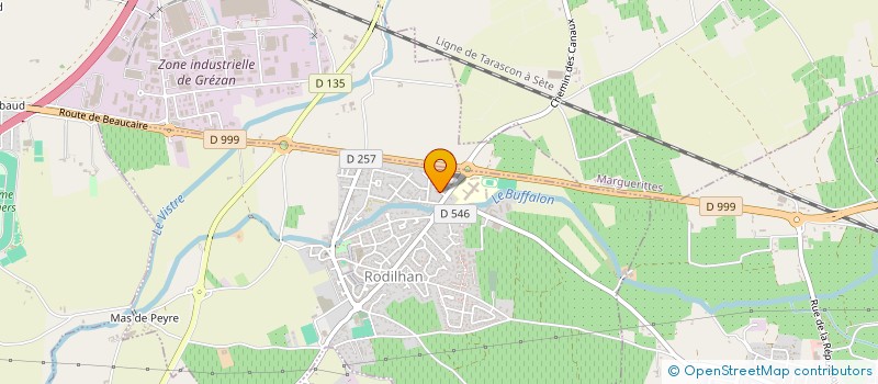 localisation de l'entreprise SCI DES AULNES  RODILHAN