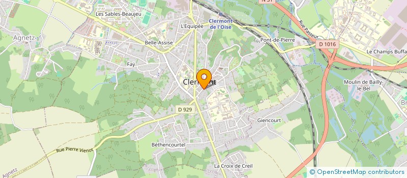 localisation de l'entreprise SCI DES AUPILLOUS à CLERMONT