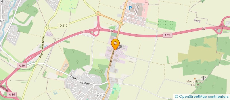 localisation de l'entreprise SCI DES AUSTRAS  DURY