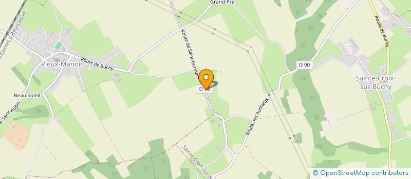 localisation de l'entreprise SCI DES AUTHIEUX  SAINTE-CROIX-SUR-BUCHY