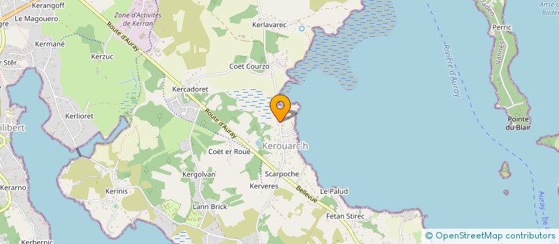 localisation de l'entreprise SCI DES AUTOMATES  LOCMARIAQUER