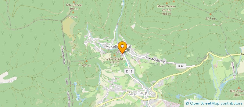 localisation de l'entreprise SCI DES AUXES à AUXELLES-HAUT