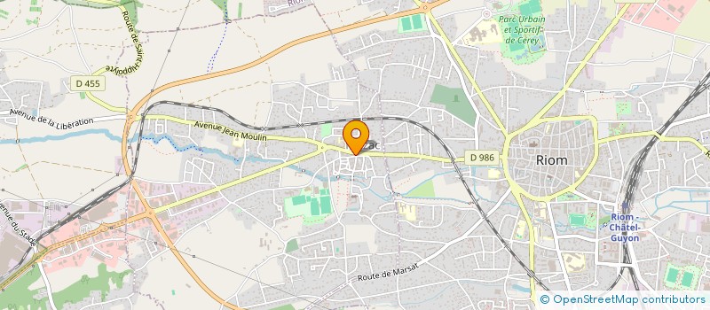 localisation de l'entreprise SCI DES AVERGUES  MOZAC