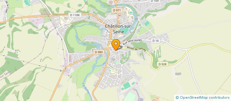 localisation de l'entreprise SCI DES AVOCATS  CHATILLON-SUR-SEINE