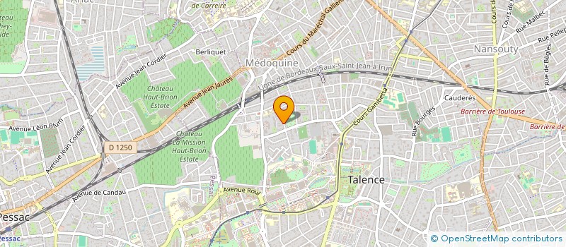 localisation de l'entreprise SCI DES AVOCATS BOURGEOIS  TALENCE