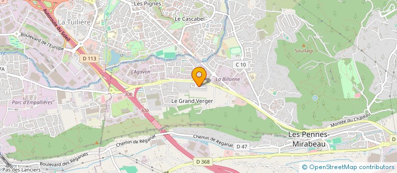 localisation de l'entreprise SCI DES AYGADIERS à LES PENNES-MIRABEAU