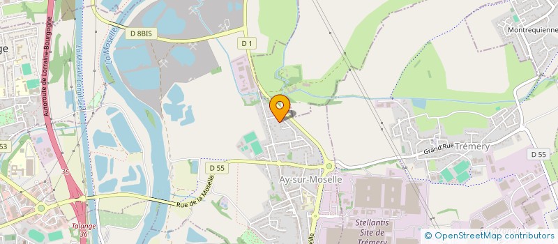 localisation de l'entreprise SCI DES AZALEES  AY-SUR-MOSELLE