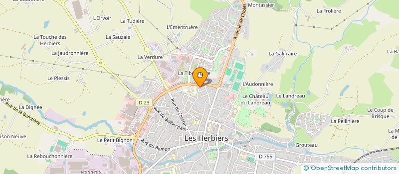 localisation de l'entreprise SCI DES AZALEES à LES HERBIERS